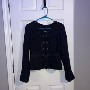 black pencil skirt with matching blazer